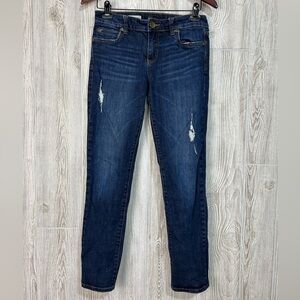 KUT from the Cloth Catherine Boyfriend Distressed Skinny Skinny Jean Size 2